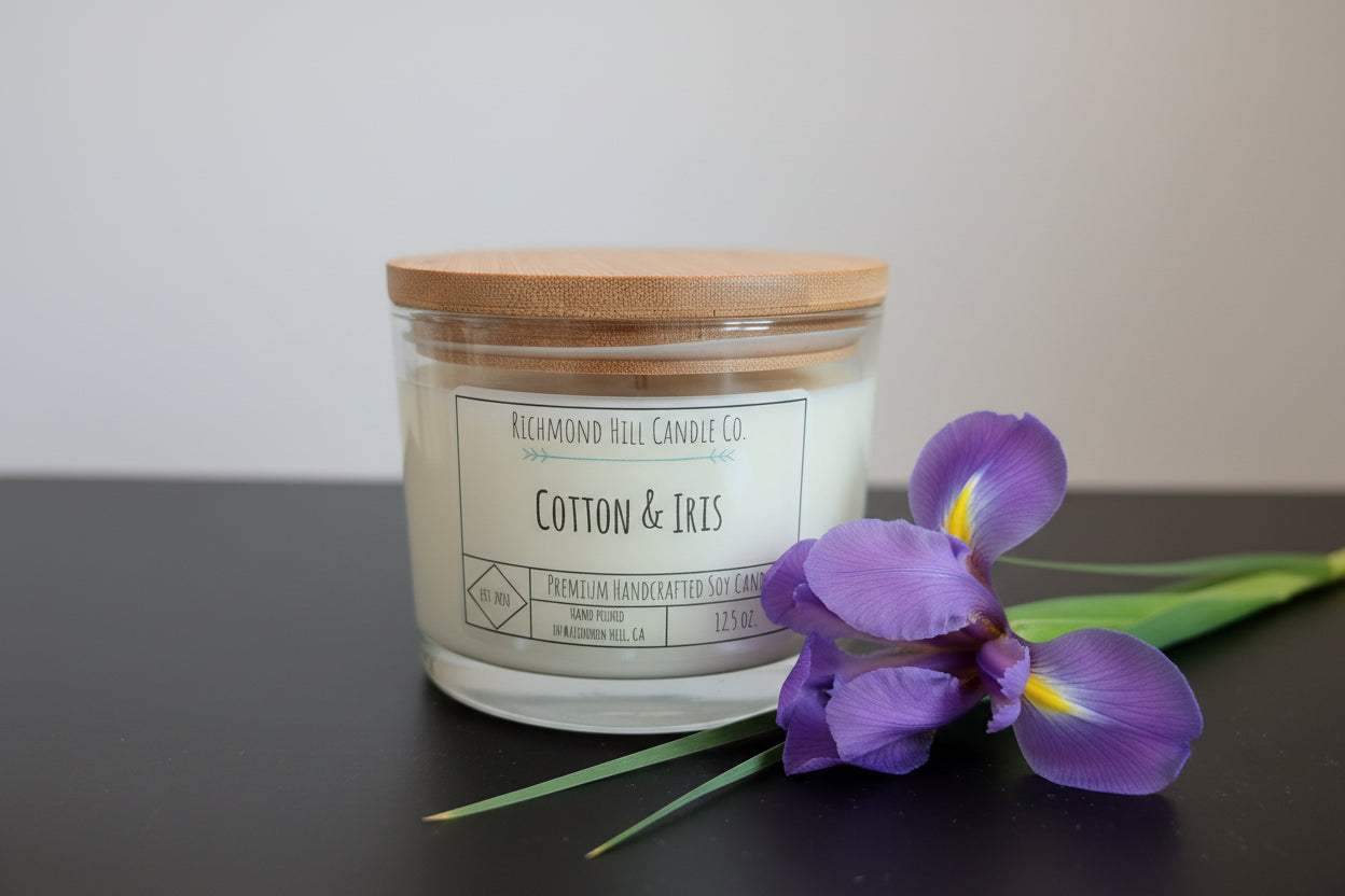 Cotton & Iris 3 Wick