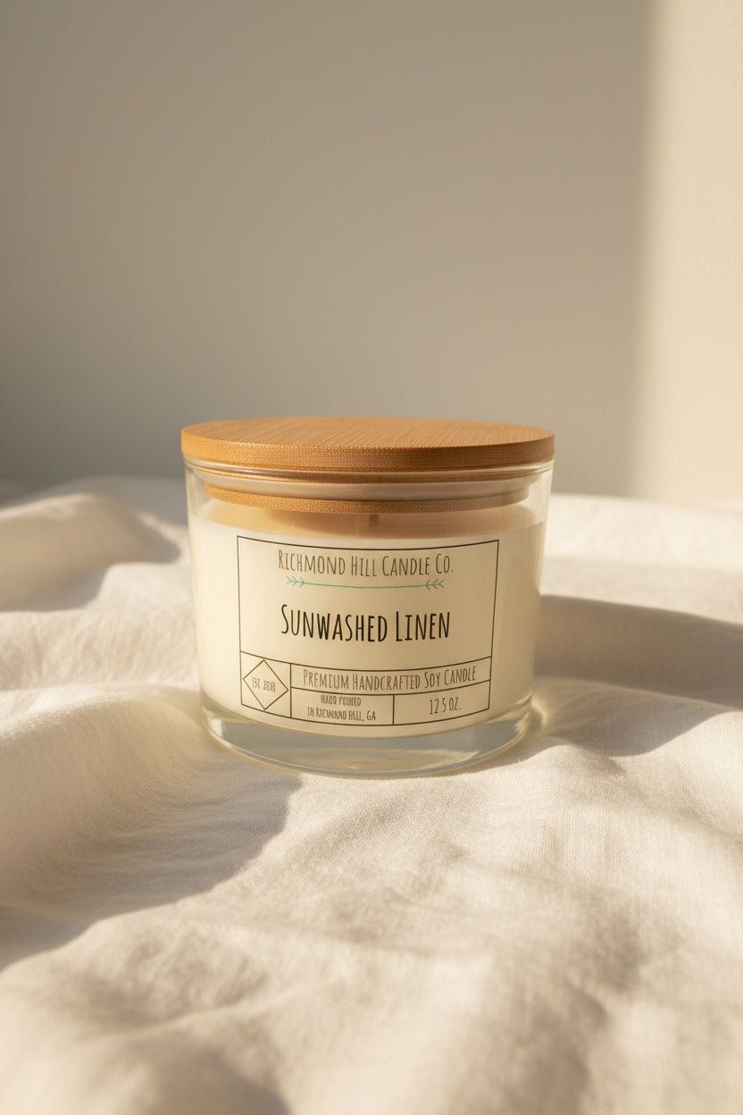 Sunwashed Linen 3 Wick