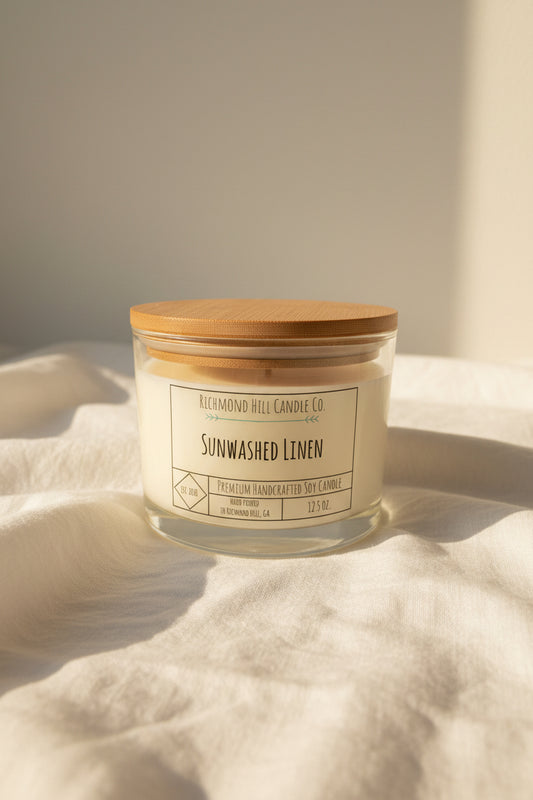 Sunwashed Linen 3 Wick
